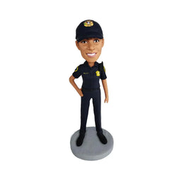 Heroic policewoman Custom Bobblehead - Mydedor Bobblehead and Custom gifts Shop