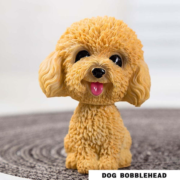 Yellow teddy Dog Bobblehead - Mydedor Bobblehead and Custom gifts Shop