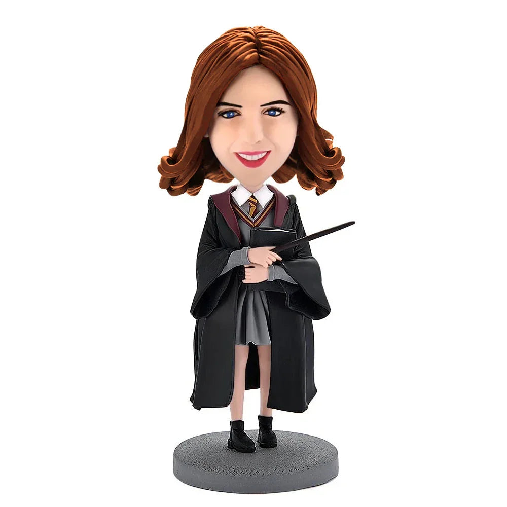 Graduation Woman Custom Bobblehead - Mydedor Bobblehead and Custom gifts Shop