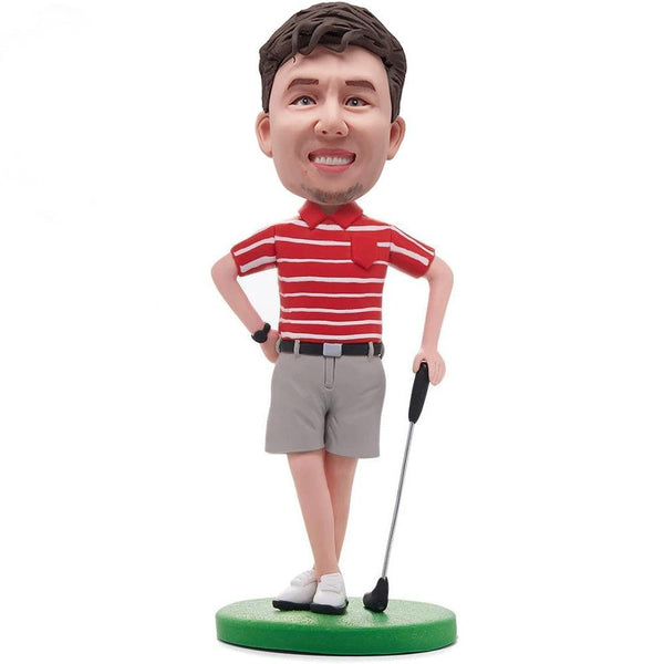 Golfer Posing Custom Bobblehead - Mydedor Bobblehead and Custom gifts Shop
