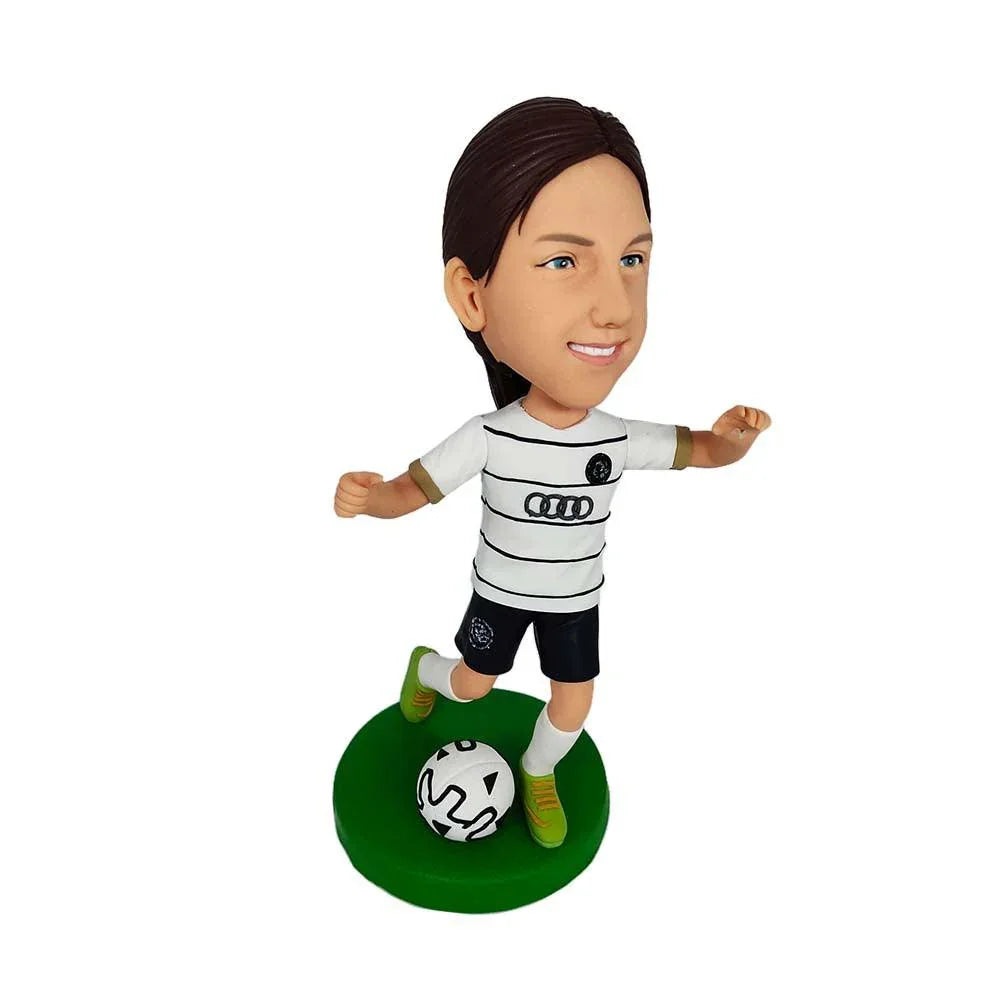 Soccer girl Custom Bobble head - Mydedor Bobblehead and Custom gifts Shop