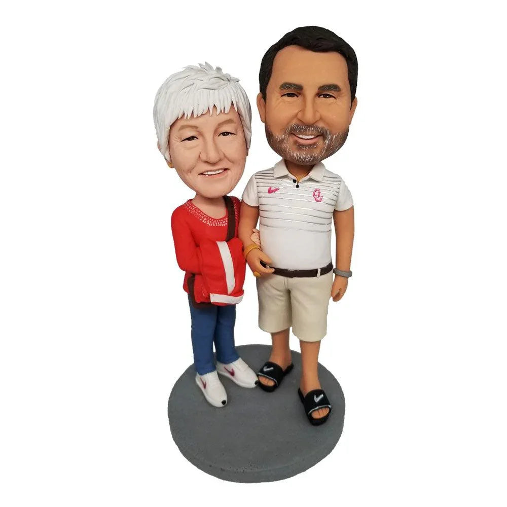 Loving and warm couple Custom Bobblehead - Mydedor Bobblehead and Custom gifts Shop