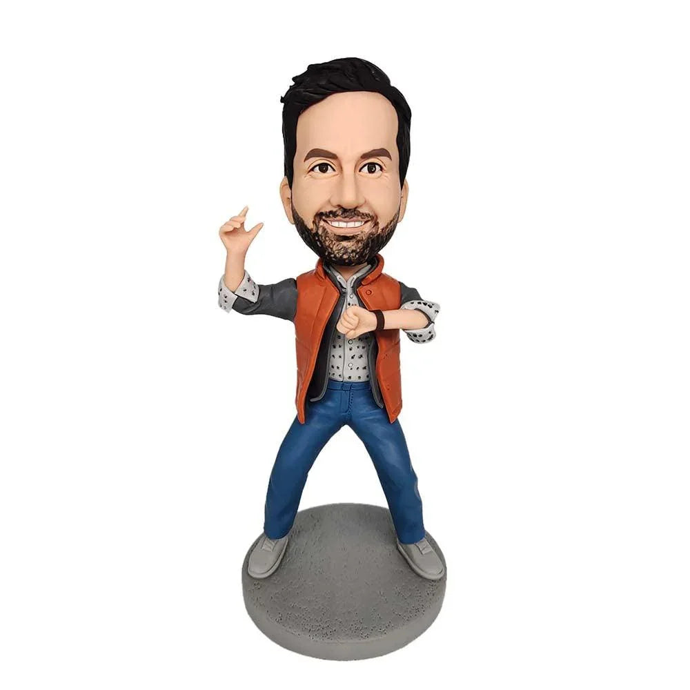 Handsome man Custom Bobblehead-Mydedor Bobblehead and Custom gifts Shop