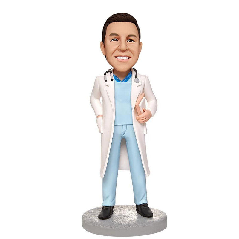Custom-Male-Doctor-With-Stethoscope-Bobbleheads-With-Engraved-Text