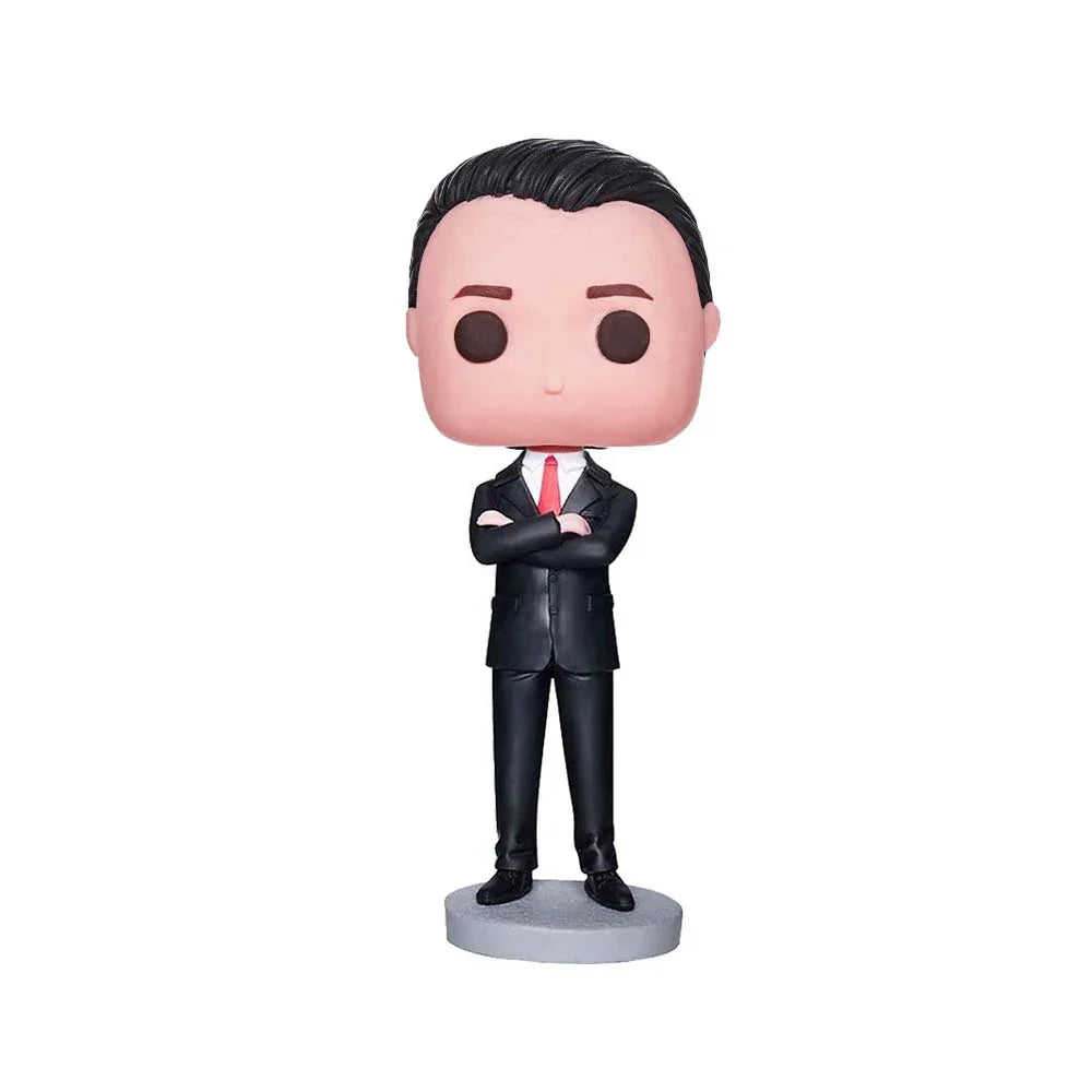 Custom Pop Bobblehead Customizable Suit Lawyer Engraved Text
