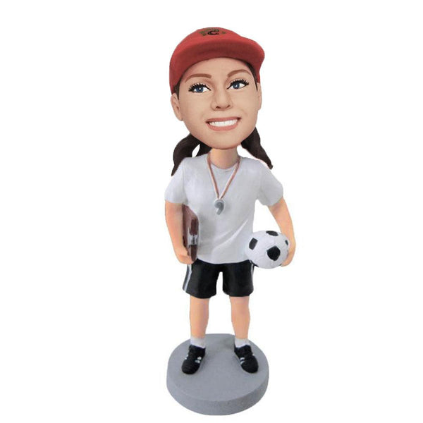 Female-Coach-Custom-Bobblehead-With-Engraved-Text