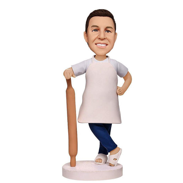 Male-Pastry-Chef-Custom-Bobblehead-With-Engraved-Text