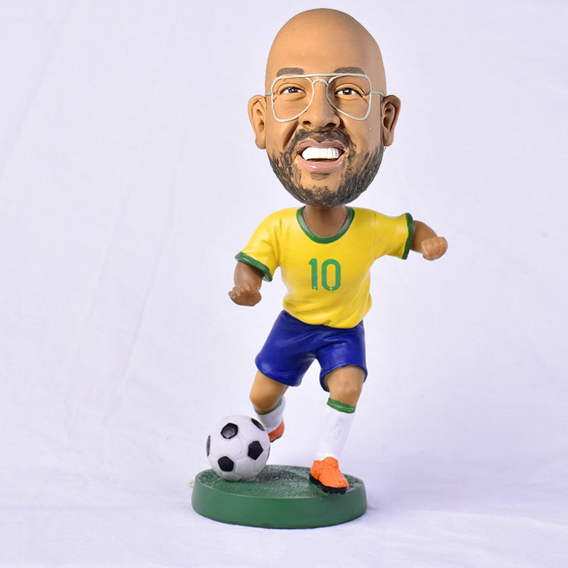 Bobbleheads commémoratifs personnalisés pour les fans de football de la Coupe du monde au Brésil
