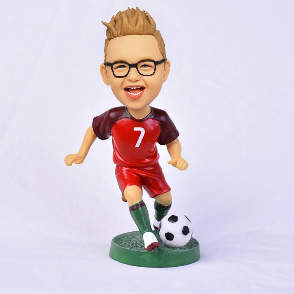 Bobbleheads commémoratifs personnalisés pour les fans de football du Portugal de la Coupe du monde