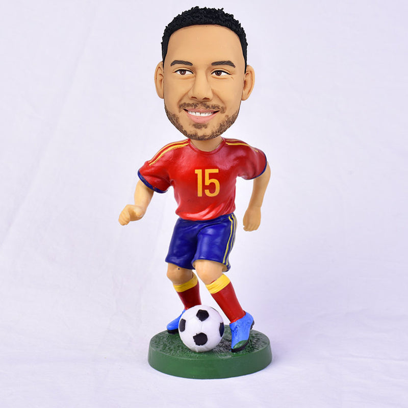 World Cup Spain Soccer Fans Custom Commemorative Bobbleheads