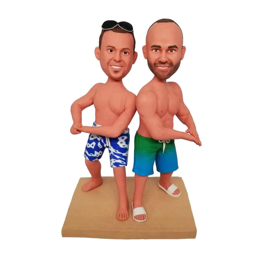 beach brothers Custom Bobblehead - Mydedor Bobblehead and Custom gifts Shop